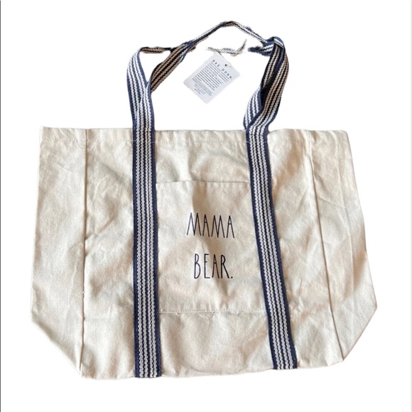 π Rae Dunn MAMA BEAR Tote Bag - Picture 4 of 13
